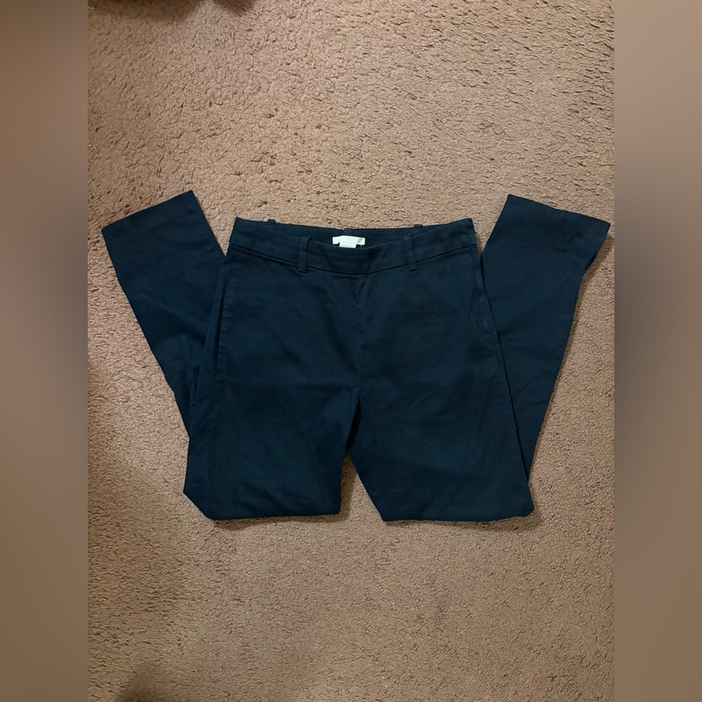 H&M navy blue ankle pants size adult 4